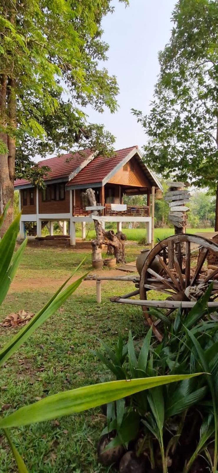 Ban Kiangtat Bolaven Garden Bungalow And Tent - Tad Lo מראה חיצוני תמונה