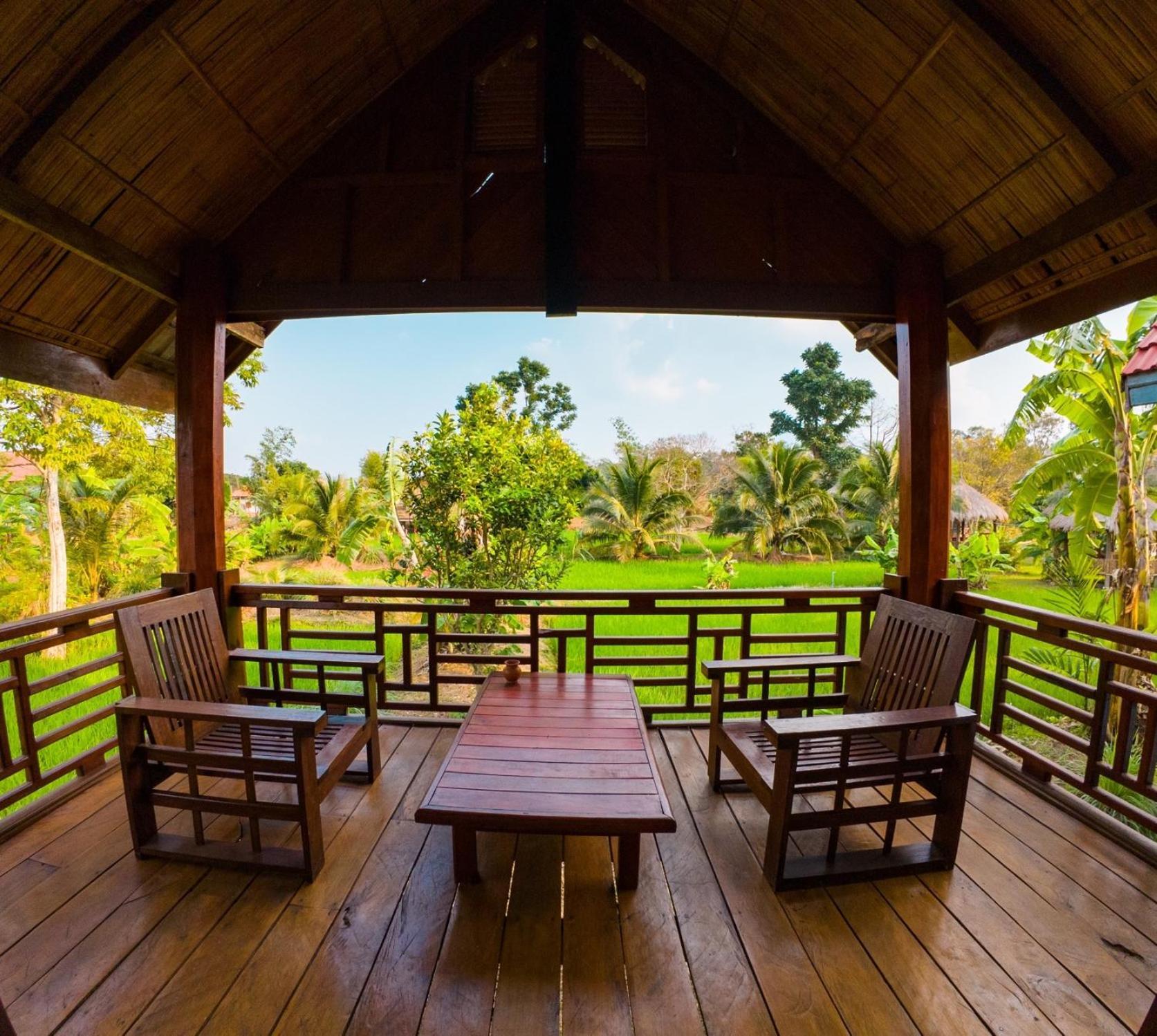 Ban Kiangtat Bolaven Garden Bungalow And Tent - Tad Lo מראה חיצוני תמונה