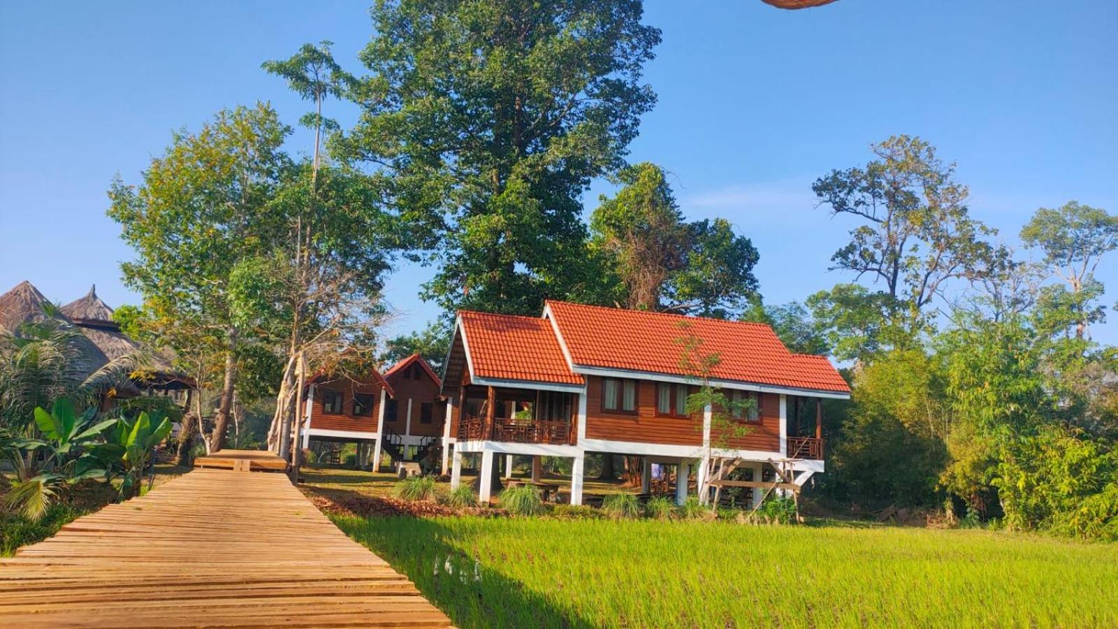 Ban Kiangtat Bolaven Garden Bungalow And Tent - Tad Lo מראה חיצוני תמונה