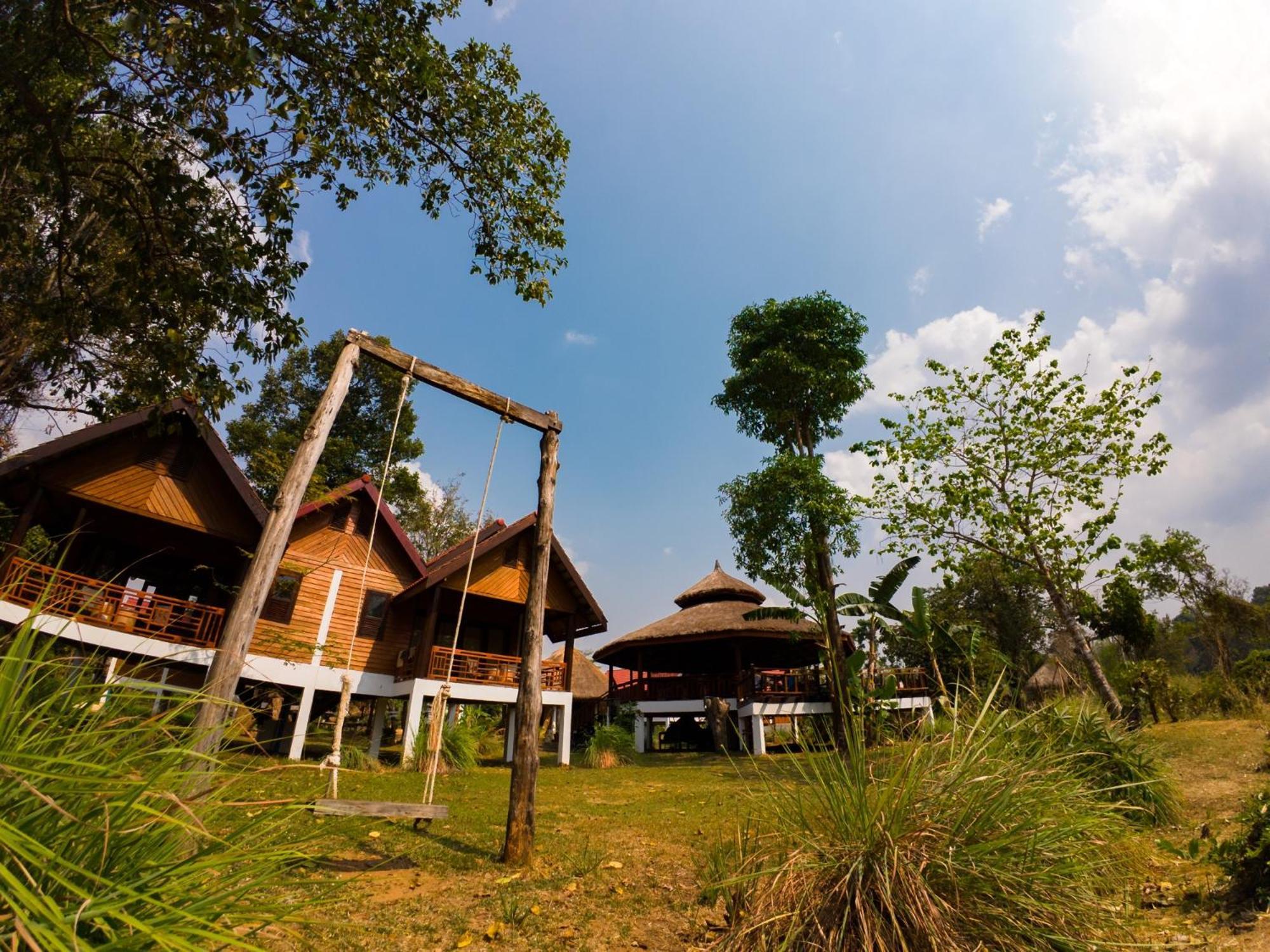 Ban Kiangtat Bolaven Garden Bungalow And Tent - Tad Lo מראה חיצוני תמונה